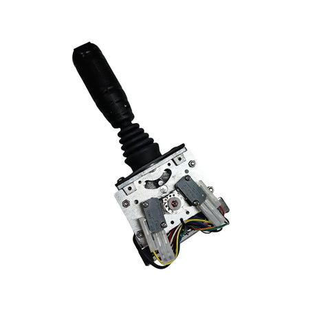 New Aftermarket Joystick Controller 56773 56773GT For Articulated Boom Lift Systems, heavy-duty design with wiring connectors.