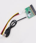 USB To Floppy Drive Adapter Cable For 1.44MB 3.5 Inch Disks, 34 Pin 34P Connector With Power Cable, Turns USB Port Into Floppy Interface For PCs And Laptops, Perfect For Restoring Old Floppy Disks. Green PCB adapter with USB and power cable