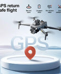 GPS Drone With 4.5 Inch Screen Controller And Aerial Delivery Airdrop flying above GPS indicator with return features