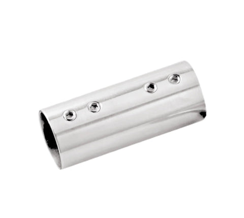 Stainless steel 316 marine pipe coupling sleeve with four hex socket screws