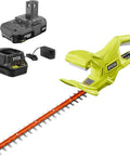Killer Cut 18v Cordless Hedge Trimmer With 18 Inch Twin Steel Blades And Included Battery for efficient yard work.