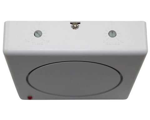 Ultrasonic Occupancy Sensor For Lighting And HVAC Control, 2000 Sq Ft Coverage, 360 Degree Detection, White Finish, Model W-2000H, Easy Install Energy Saving Motion Sensor For Home, Office, And Commercial Spaces front view
