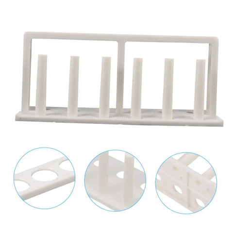 Six Hole Test Tube Organizer Rack For Lab And Classroom Use Test Tube Holder And Display Stand Vial Rack