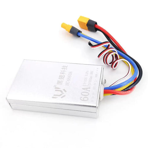 Brushed RC ESC With Forward And Reverse For Cars Tanks Boats And Crawlers Wide Voltage Range From 24V To 60V 60A Output BEC 5V