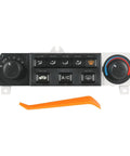 Front view of Plug N Play AC Heater Climate Control Module for Honda Accord 1998 to 2000 and Honda Odyssey 1998 to 2004 with an orange tool.