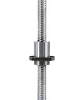 Left Hand Thread Ball Screw With Nut SFE1616 16mm Diameter 16mm Pitch shown in close-up view