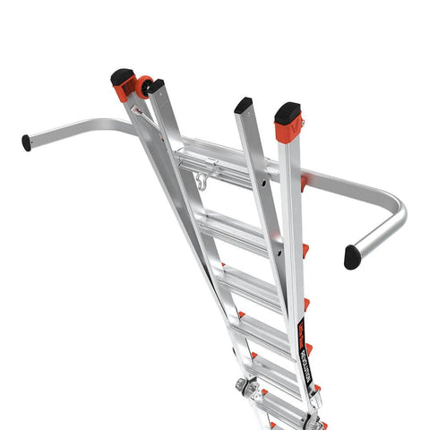 Heavy Duty Aluminum Ladder Wall Standoff Stabilizer That Goes The Extra Yard For Safe Window Reach Solid As A Rock Construction No Fuss Setup For Daily Grind Job Sites Works Like A Charm Up High