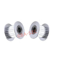 GT2 Idler Pulley 20 Teeth With 5mm Bore For Voron 2.4 3D Printer Aluminum Machined Durable 9mm 10mm Width Belt Compatible 10 Pack: aluminum GT2 pulleys