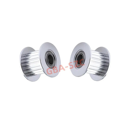 GT2 Idler Pulley 20 Teeth With 5mm Bore For Voron 2.4 3D Printer Aluminum Machined Durable 9mm 10mm Width Belt Compatible 10 Pack: aluminum GT2 pulleys