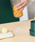 Six Point Star Ice Cream Nozzle Replacement For Soft Serve Machines Hexagon Shaping Tip on a kitchen counter