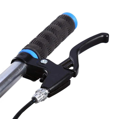 Lightweight Aluminum Bike Brake Levers Set For Road And Mountain Biking, Durable Alloy Brake Handles, 1 Pair shown in black color