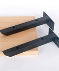 Hella Sturdy Heavy Duty Wall Mounted Shelf Brackets Iron Metal Shelving Supports Rust Proof Storage Braces for custom shelving.