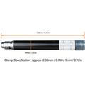 Industrial Grade Pro Shop Rig Pneumatic Pencil Die Grinder 65000 Rpm Adjustable Speed with aluminum grip and clamp specifications.