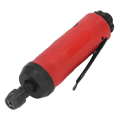 Smooth Operator 18000Rpm Air Die Grinder Pneumatic Grinding Machine With Muffler And Rock Solid Zinc Alloy Body Featuring Ergonomic Red Grip