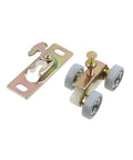 Two Pack Alloy RV Pocket Door Rollers With Hangers For Sliding Doors White Finish Durable Alloy Wheels For Smooth And Stable Door Movement