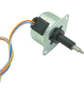 35mm Permanent Magnet Micro Screw Stepper Motor With 5V, 12V, Or 24V Options, Captive PM Stepper, 20mm Stroke, visible wires