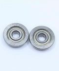 Get This Awesome 10 Pack Of F604ZZ Deep Groove Flanged Bearings For Your Rig, Chrome steel bearings, 4x12x4mm, ideal for industrial use.