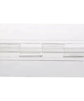 Two Pack Clear Acrylic Folding Hinges For Furniture Cabinets Jewelry Boxes 65 By 40mm Mini Hinge Hardware Set Durable Plastic Hinges