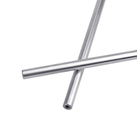 Two Pack 8x250mm Linear Motion Shaft Guides With End Hollow Steel Rods And M4 Screws For 3D Printers And CNC Machines Inner Hole 4mm