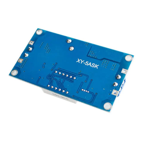 Bottom view of 5A Buck Converter Module With Built In Voltmeter For CNC Power Supplies Adjustable DC Output, model XY-5ASK.