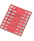 DRV8833 Dual DC Motor Driver H-Bridge Board For TB6612 Compatibility, Arduino Friendly Shield, 1.5A Per Channel, Built-In Overcurrent, Short Circuit, Low Voltage Shutdown And Overheat Protection, A Solid Alternative To L298N red PCB module with labeled pins
