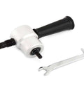 Built Tough Nibbler Cutter Drill Attachment For Metal Sheets Brass Aluminum Stainless Steel, black silver tone, with tool