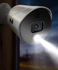 1080p HD Indoor Outdoor Spotlight Cameras Wired Add On With Preset Voice Alerts And Built In Siren For DVR Systems Weather Proof Night Vision