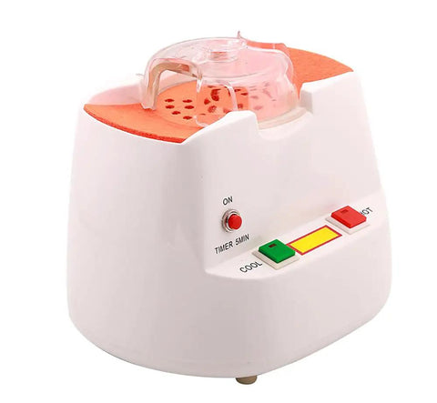 Slick Optical Frame Heater And Eyeglass Baking Machine With Hot Cold Air Collection Hood Quick Temperature Switch and Auto Shutdown for Dope Lens Repair in Any Glasses Shop, ceramic heating unit.