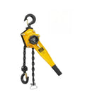 Handy 0.75 To 3 Ton Manual Hand Lever Hoist With Smooth Tensioner For Heavy Duty Lifting And Rigging Jobs That Really Get The Job Done Right, yellow and black design.
