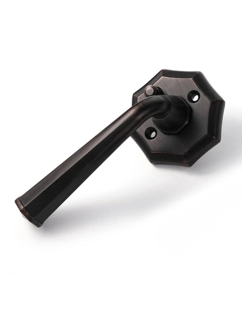 Oil Rubbed Bronze Privacy Door Levers For Interior Doors Bedroom Bathroom Closet Hallway With Keyless Inside Thumb Turn And Emergency Hex Key Access