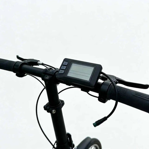 Electric Bicycle LCD Dashboard Panel For Scooters 24V 36V 48V 60V 5 Pin Connector with handlebar view