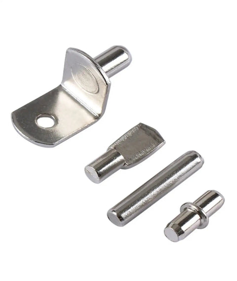 Heavy Duty Cabinet Shelf Clips 50pcs Set For Laminate Shelves Durable Furniture Hardware Brackets With Central Axis Clamp
