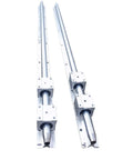 1000mm SBR20 Linear Rails Kit With 2 Rails And 4 SBR20UU Bearing Blocks 16 M6x12 Screws And 2 Locking Handles for CNC