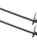 Two Pack 1640958 Metal Circular Saw Guide Rip Fence Kit for precise cutting with steel rails and durable design.