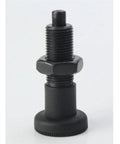 Dead On Accurate Rock Solid Grip Slick Stainless M10 To M20 Spring Loaded Indexing Plunger With Locking Nut for jigs and fixtures.