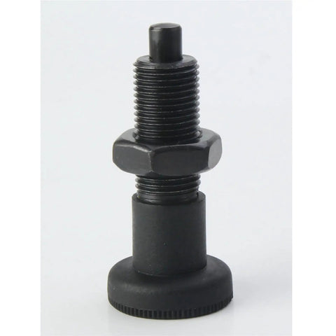 Dead On Accurate Rock Solid Grip Slick Stainless M10 To M20 Spring Loaded Indexing Plunger With Locking Nut for jigs and fixtures.