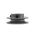 Side view of Single Groove V-Belt Pulley For 4L A AX Belts, 2.70 Inch Outer Diameter, 5/8 Inch Bore, Cast Iron Sheave Built Tough With Anti-Corrosion Finish, Reliable Replacement For V-Belt Systems, AK2758.