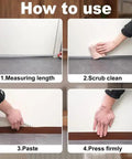 How to use Heavy Duty Self Adhesive Foam Weather Stripping Tape for easy installation and sealing against drafts.