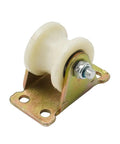 Heavy Duty 30 Mm V Groove Nylon Sliding Door Rollers Rock Solid Build With Sealed Ball Bearings for sliding gates.