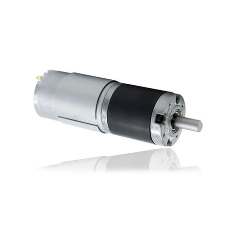 Planetary DC Reduction Motor With Beefy Torque Metal Gearbox, Low Speed 12V Drive, 42 RPM, Durable Gear Train, Quiet Operation