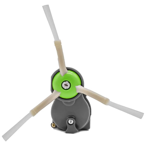 Replacement Side Brush Motor Module for Roomba E5 E6 i7 500 600 700 800 900 Series, visible with green and gray design.