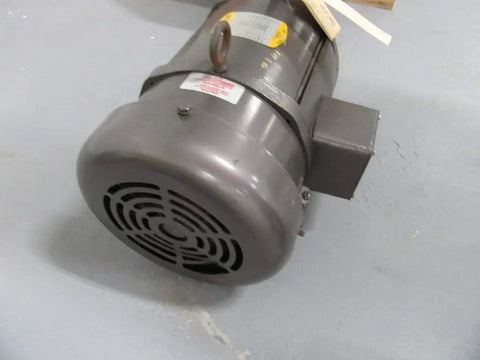 Close-up of Heavy Duty 3HP Electric Motor 1750 RPM 215 Frame Industrial Grade Powerhouse For High Torque Machinery