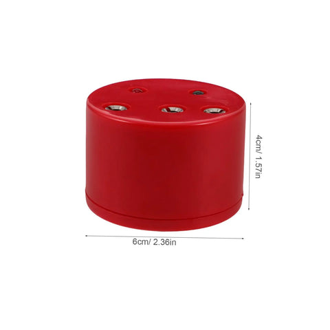 Red component from Fencing Electric Tester Tool Kit For Epée And Foil, Essential High Impact Accurate Measurement Set, dimensions shown