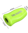 Ultra Lightweight Green Fishing Reel Knob Handle Grip Upgrade For Baitcasting Water Drop Rods With Abs Replacement Parts And Easy Adaptation, 32.8mm