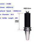 BT50 End Mill Tool Holder 2 Inch Shank CNC Adapter For Precision Milling And Grinding Tasks Featuring Super Tough Shock Absorption Plus Durable Stainless Steel Build to ensure high precision under 0.005.