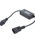 Premium Hella Precise DC Voltmeter And Current Gauge For Electric Car Chargers With HD Digital Readout, black with plugs.