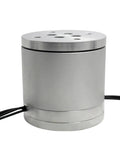 Industrial Grade High Precision 3 And 6 Axis Load Cell 100kg Built Tough For Real World Robotics And Industrial Automation, Multi Axis Force And Torque Sensor, PXYZ-50kg Model shown close-up, metal cylindrical design with cables.