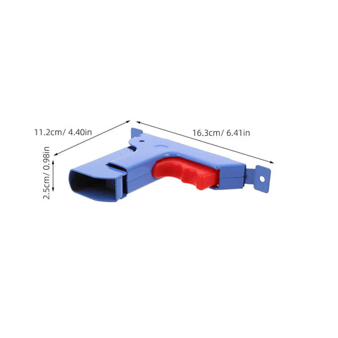 Bed Rail Folding Latch Assembly With Drop Down Guard Locking Mechanism Replacement Lock Switch, blue with red latch