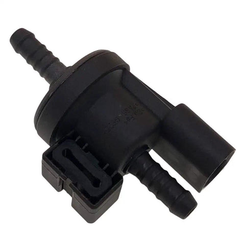 Plug And Play Canister Purge Valve Solenoid 06E906517A OEM Replacement For Volkswagen VW EOS Golf Jetta, black plastic