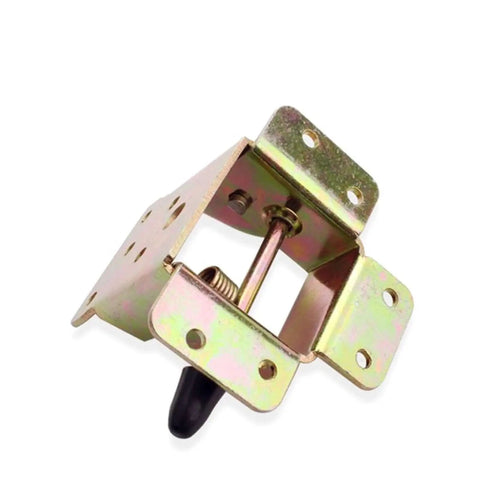 Iron lock bracket from 4Pcs Iron Lock Folding Table And Chair Leg Bracket Hinges Self Locking DIY Folding Legs For Tables Beds Workbenches